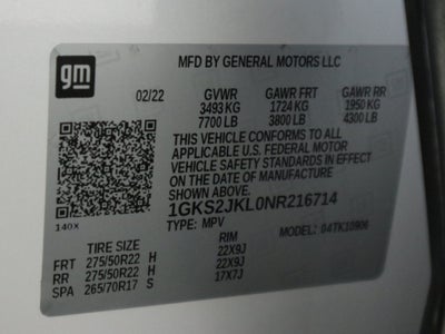 2022 GMC Yukon XL Denali 4WD