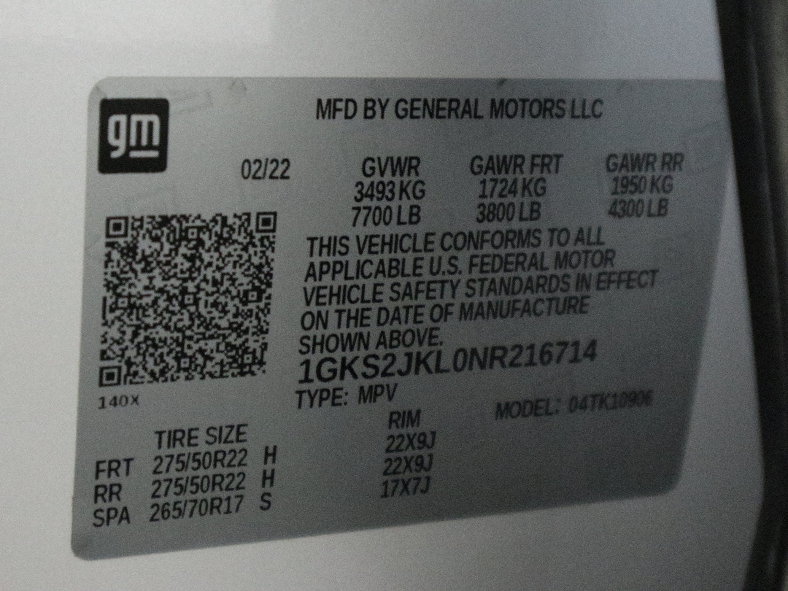 2022 GMC Yukon XL Denali 4WD