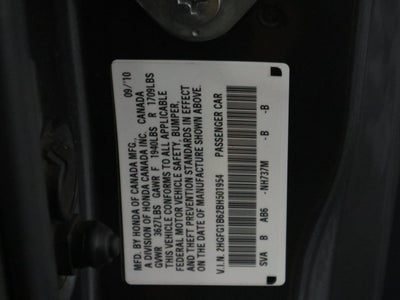 2011 Honda Civic Cpe LX