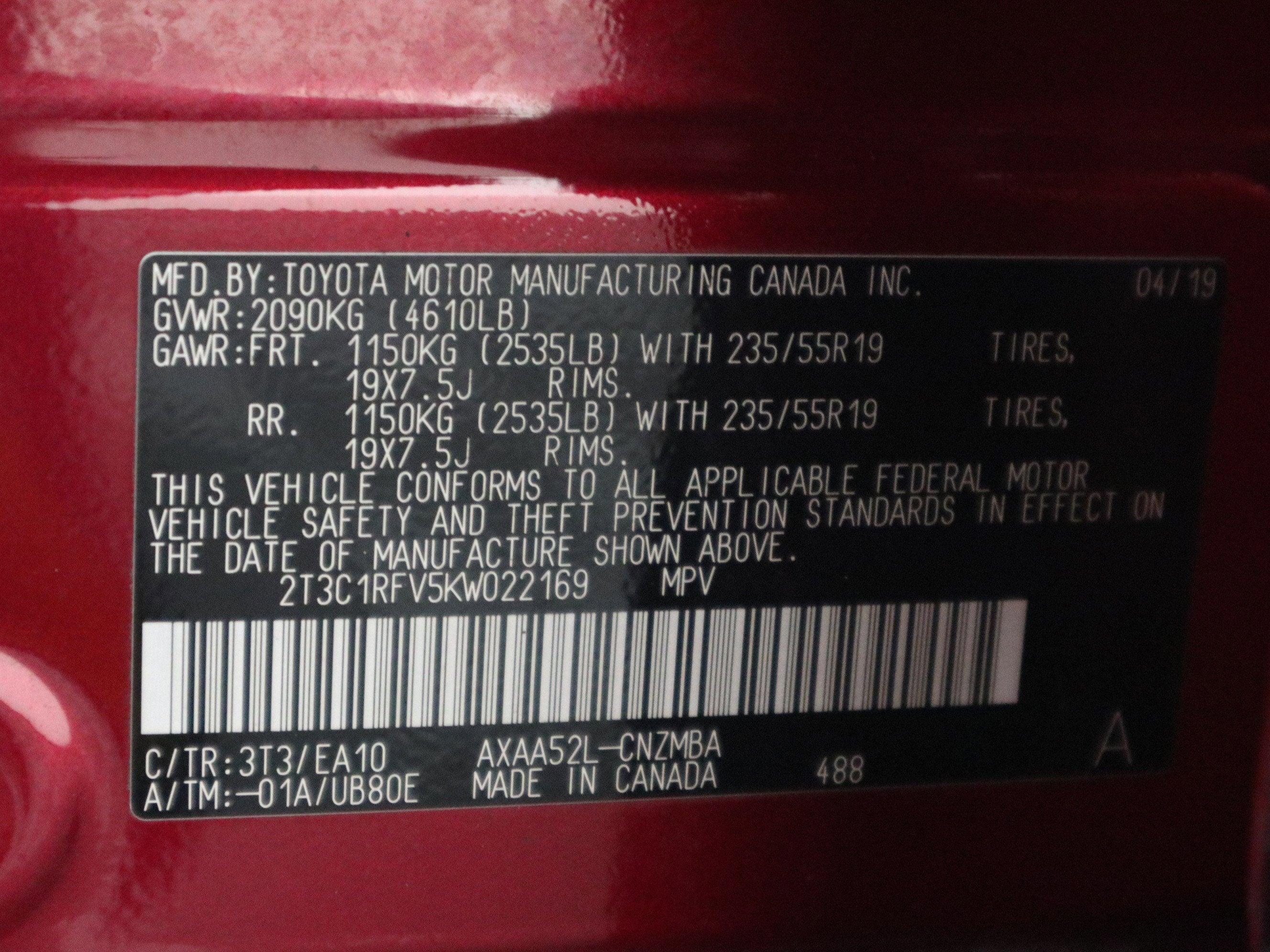 2019 Toyota RAV4 XLE Premium