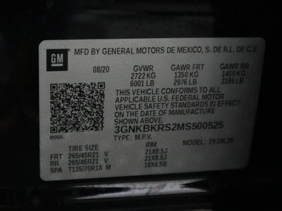 2021 Chevrolet Blazer RS AWD