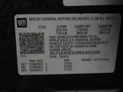 2024 GMC Sierra 1500 SLT Crew Cab 4WD