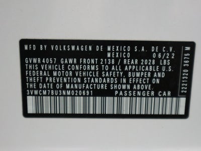 2022 Volkswagen Jetta S