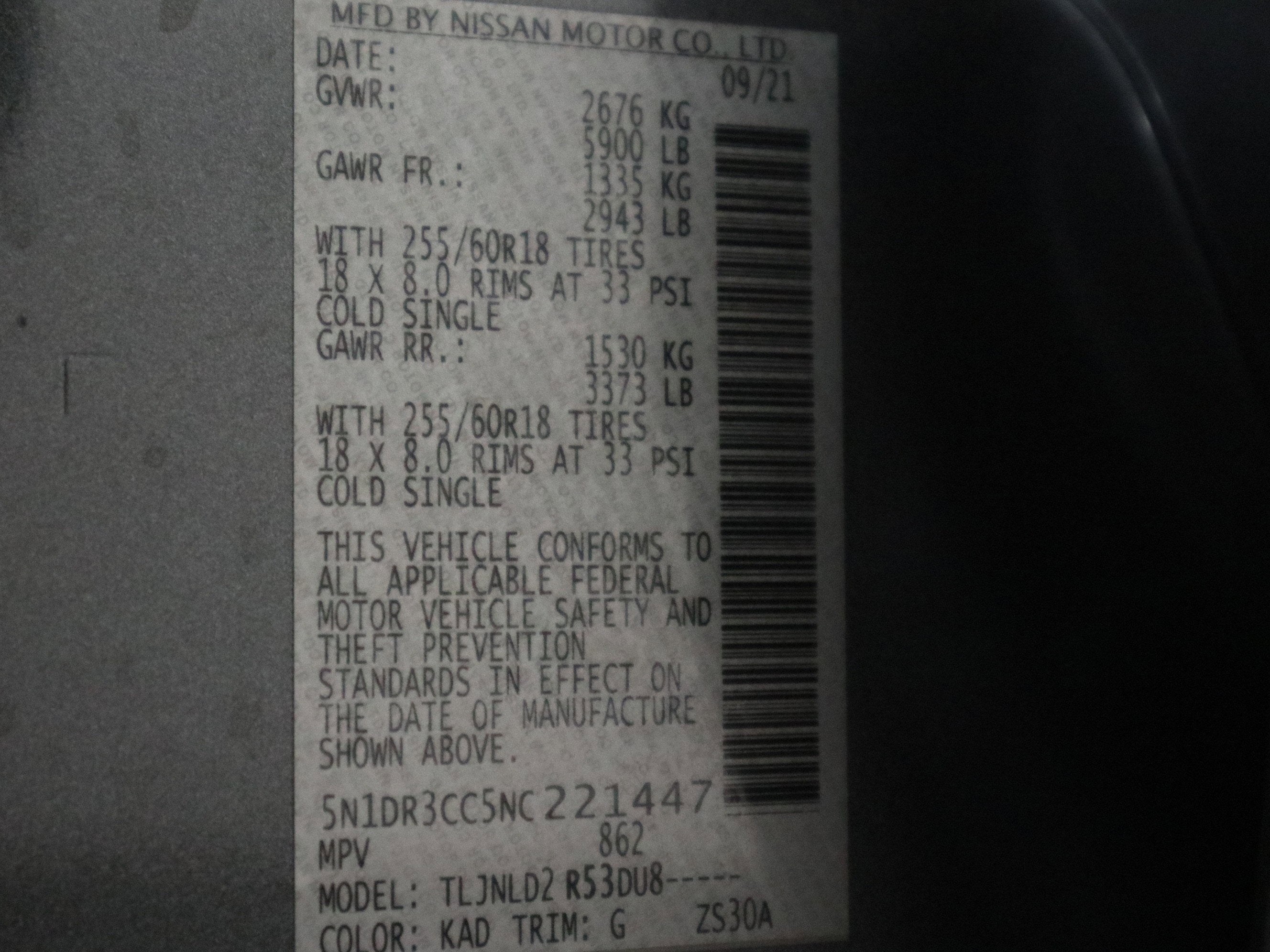 2022 Nissan Pathfinder SL 4WD