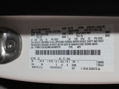 2021 Ford Escape Titanium AWD