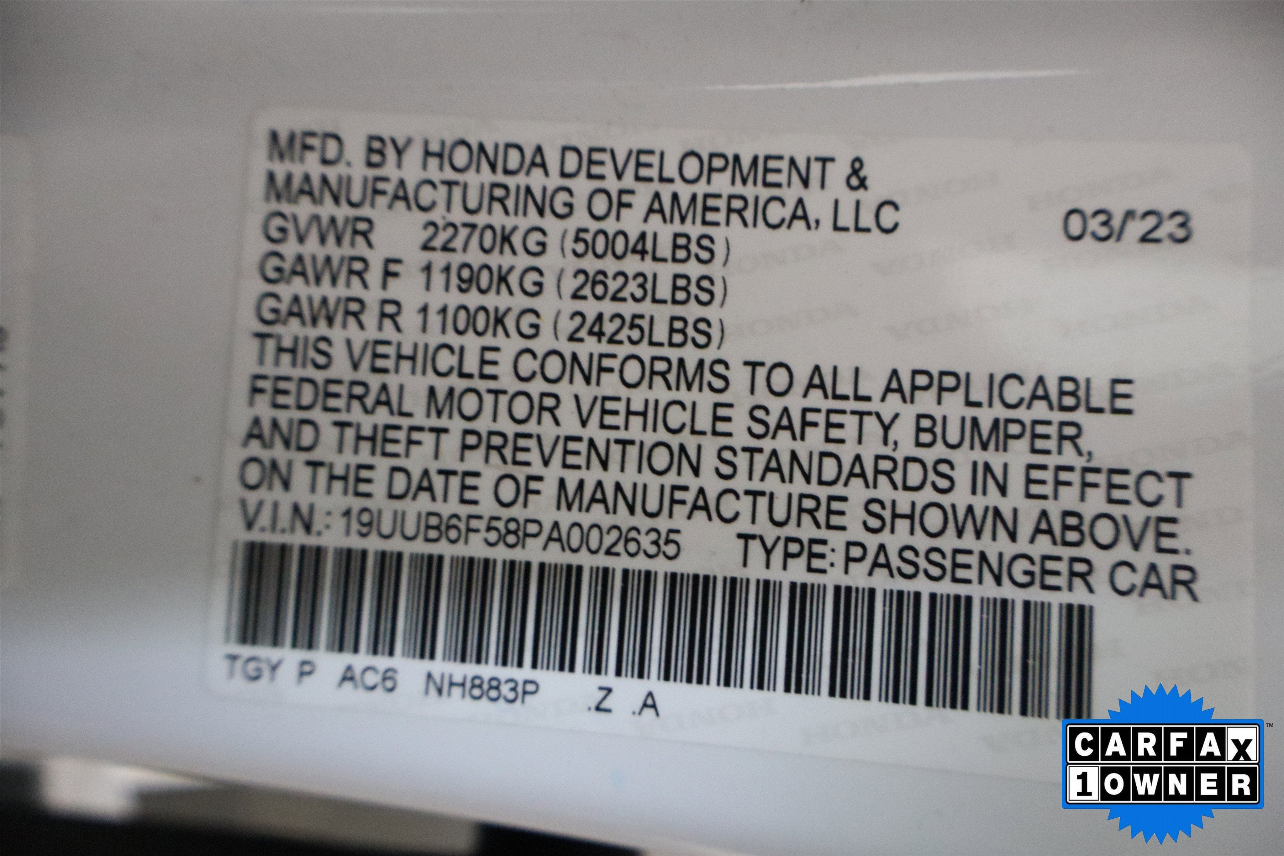 2023 Acura TLX A-SPEC Package