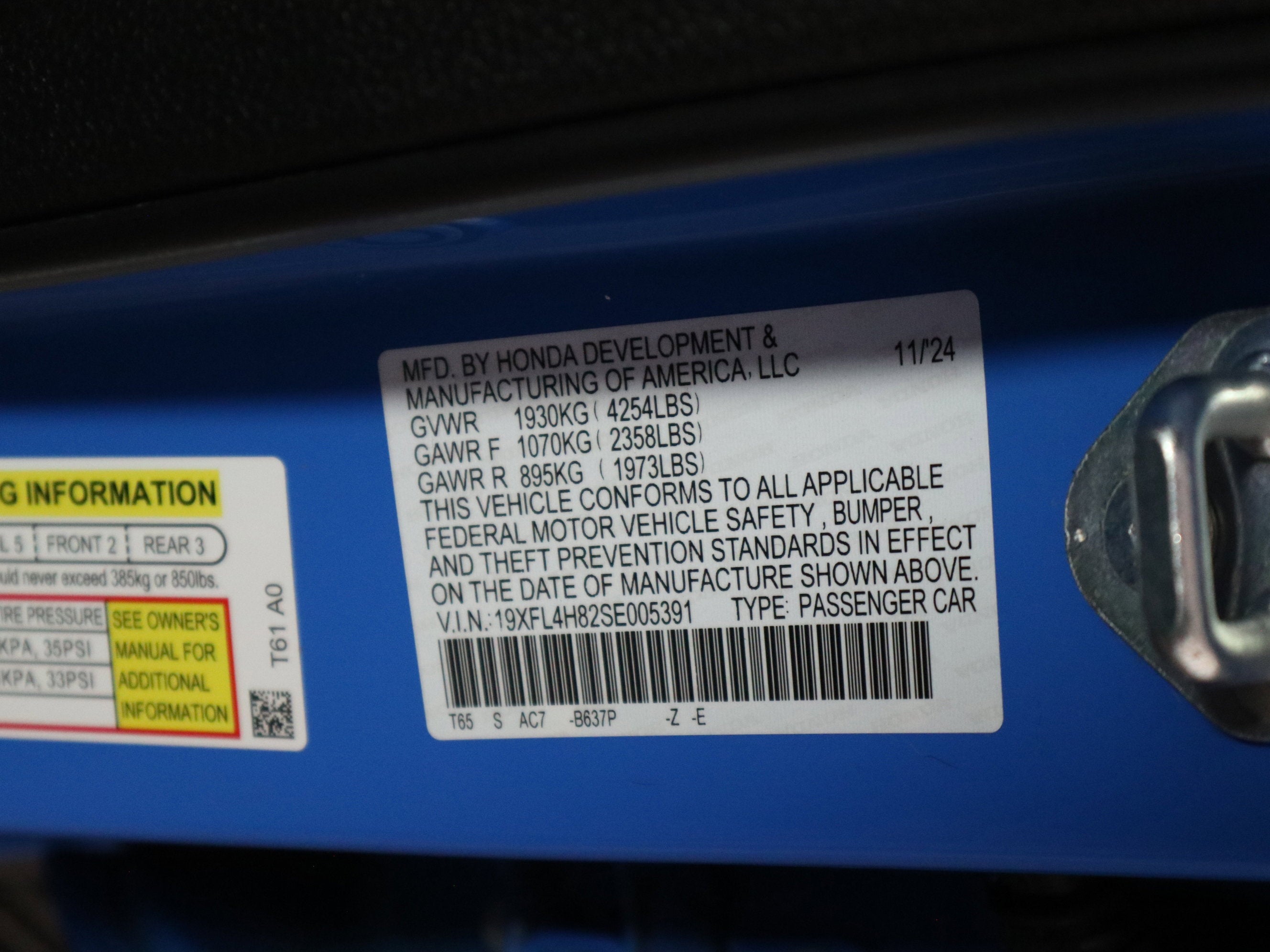 2025 Honda Civic Hybrid Sport