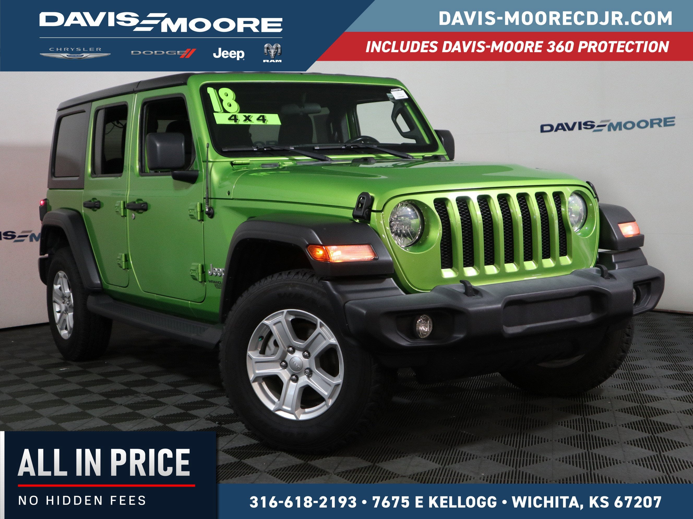 2018 Jeep Wrangler Unlimited Sport S 4x4