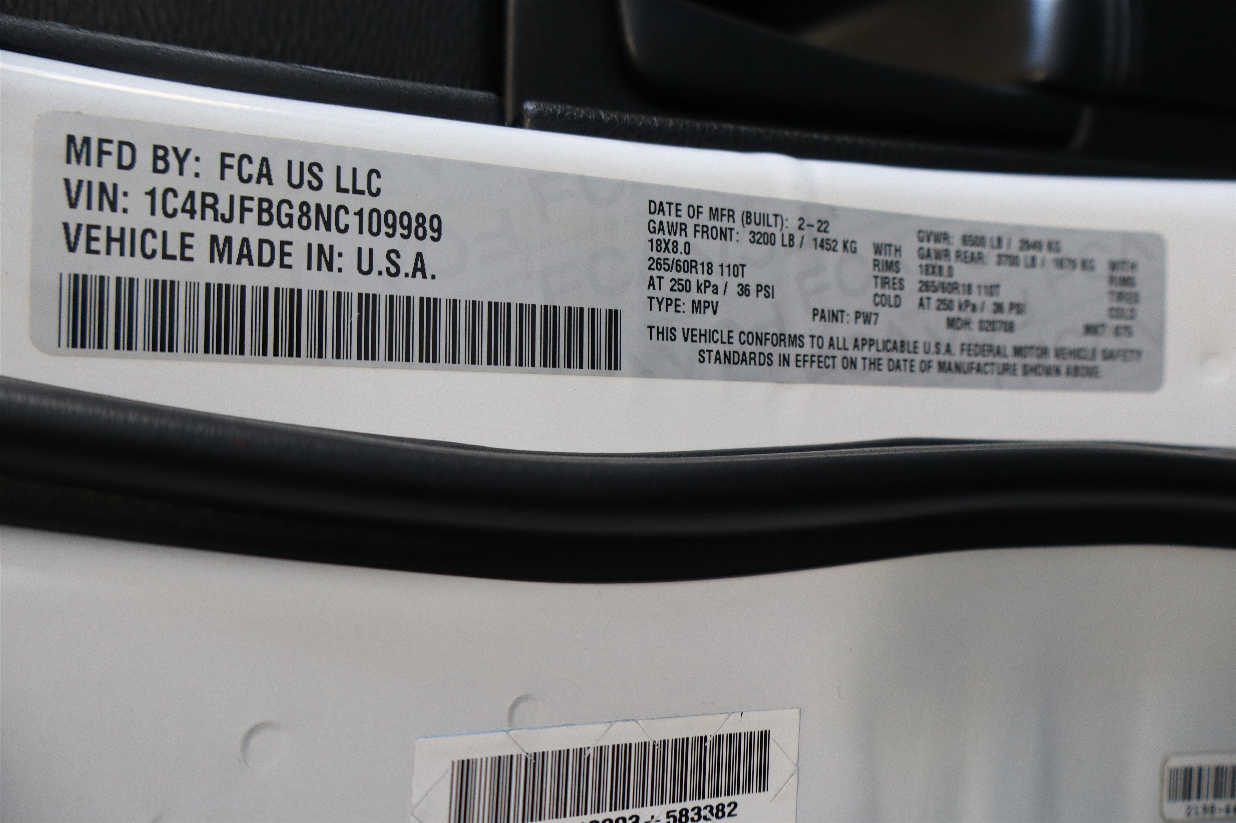 2022 Jeep Grand Cherokee WK Limited 4x4