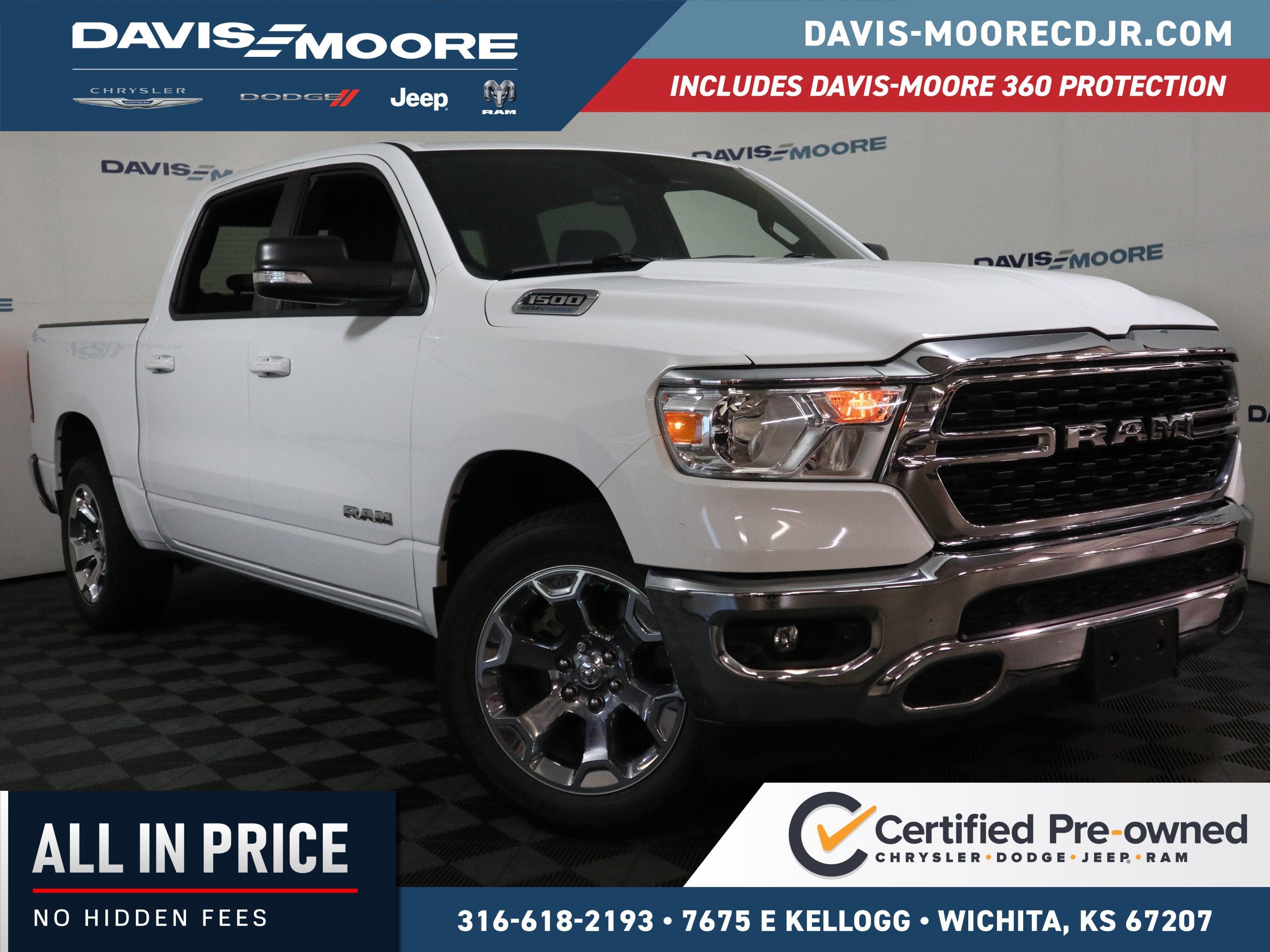 2022 RAM 1500 Big Horn Crew Cab 4x4 5'7" Box
