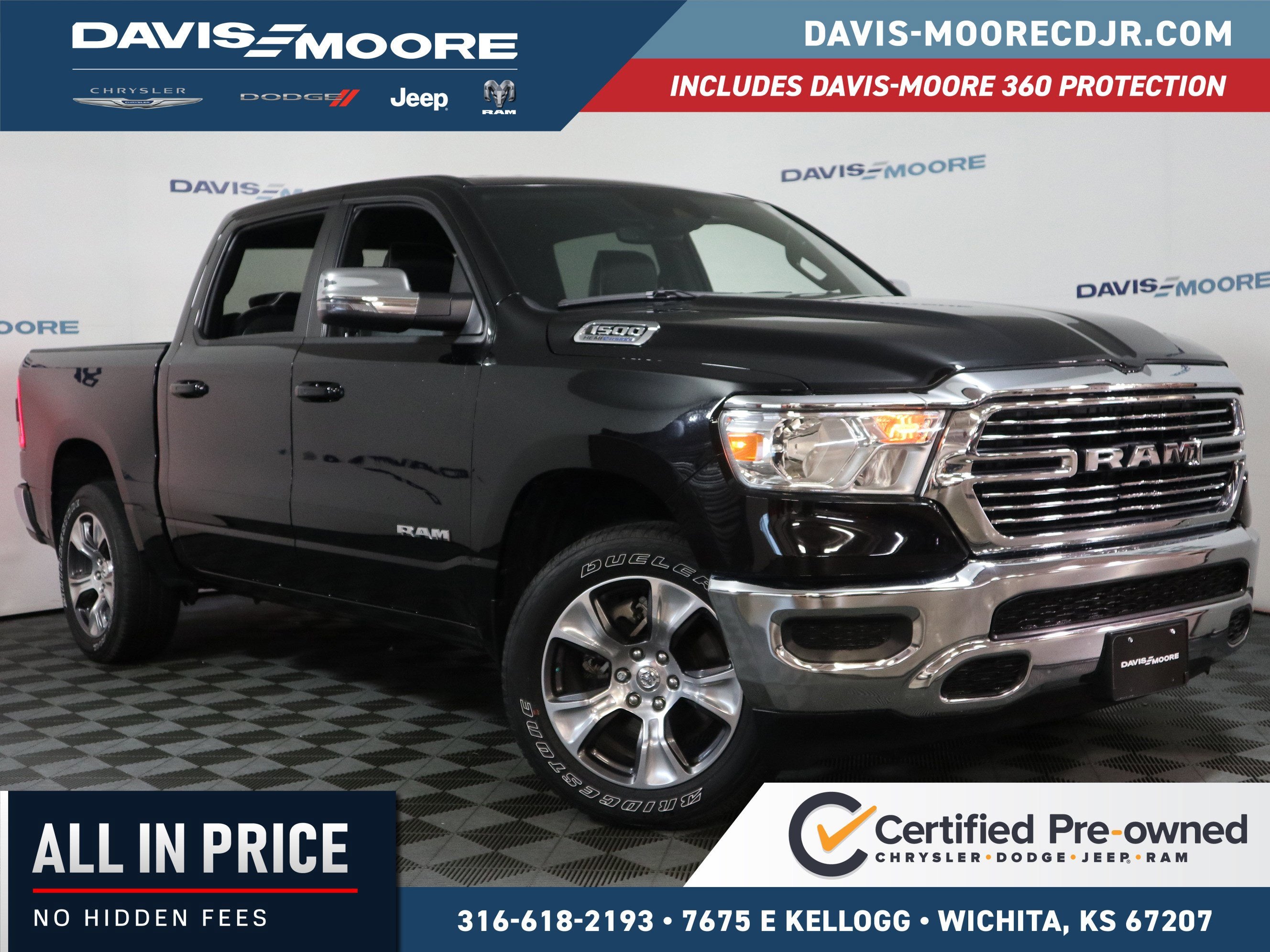 2023 RAM 1500 Laramie Crew Cab 4x4 5'7" Box