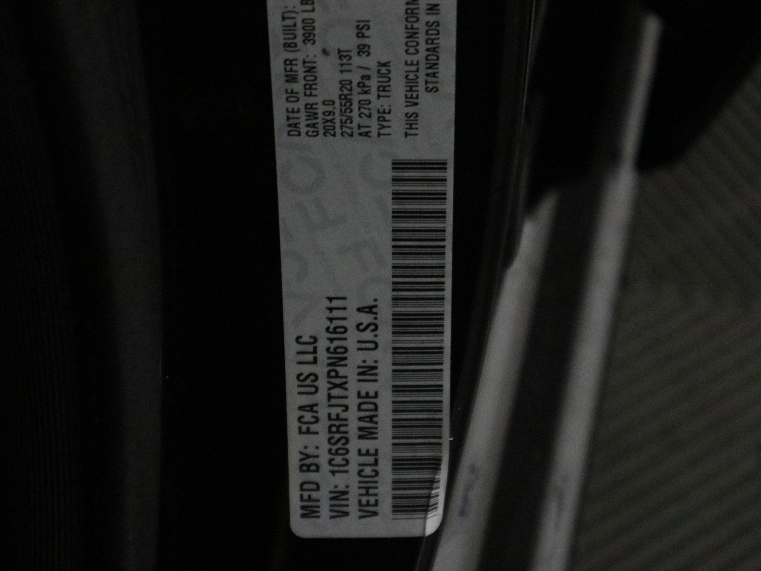 2023 RAM 1500 Laramie Crew Cab 4x4 5'7" Box