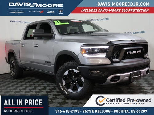 2021 RAM 1500 Rebel Crew Cab 4x4 5'7" Box
