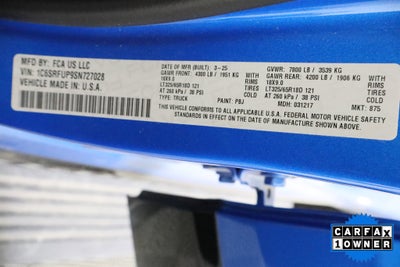 2025 RAM 1500 RHO Crew Cab 4x4 5'7" Box