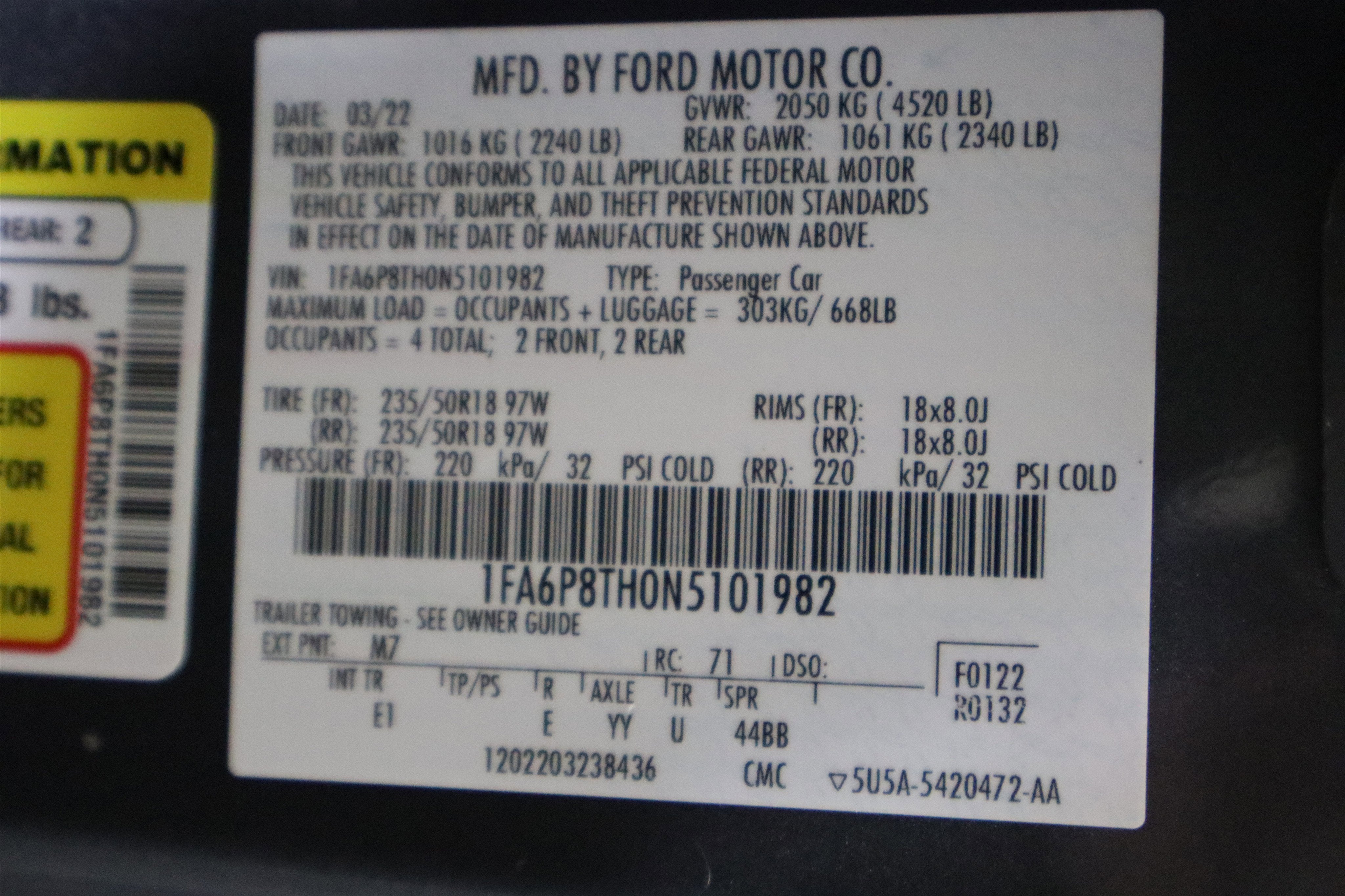 2022 Ford Mustang EcoBoost