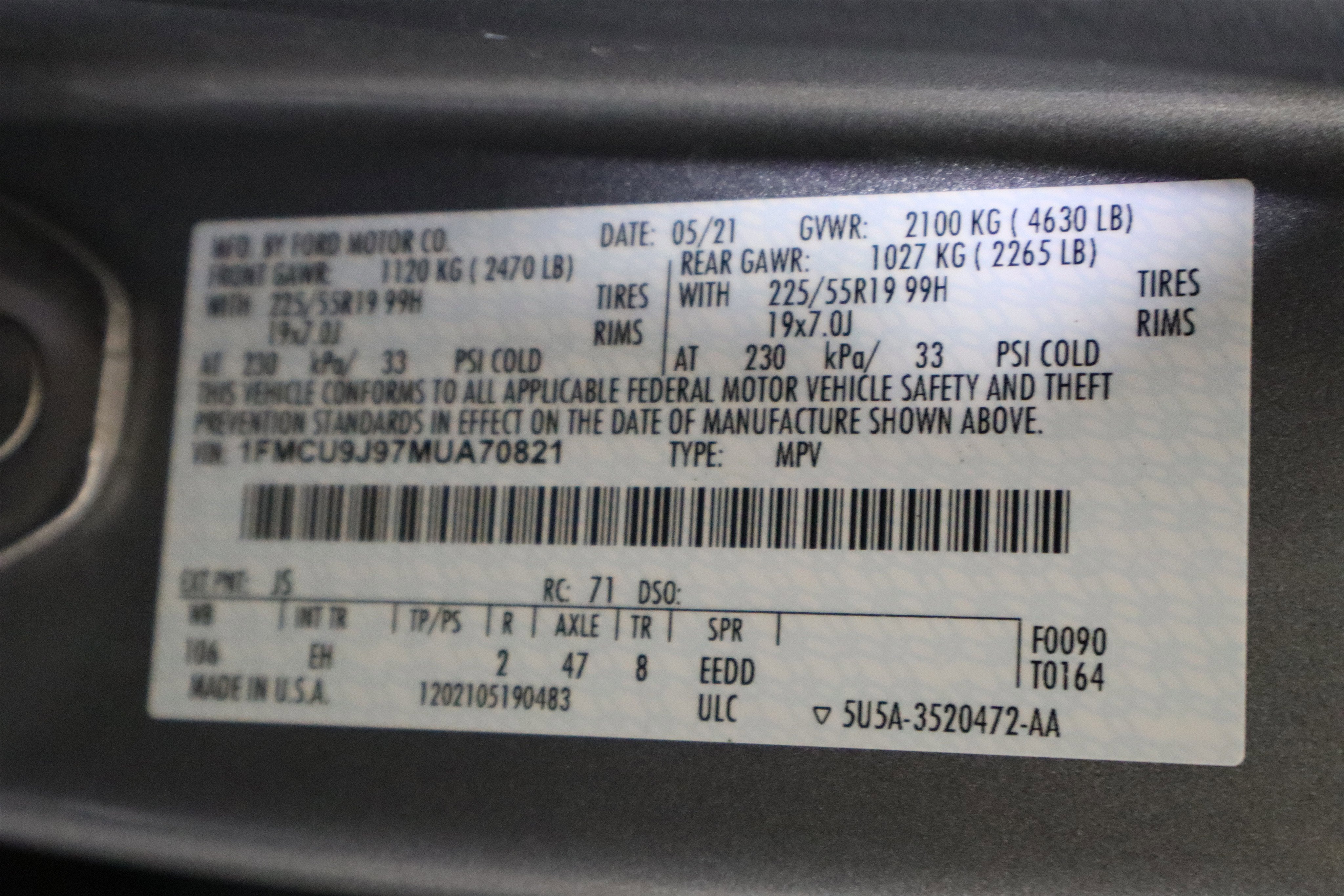 2021 Ford Escape Titanium