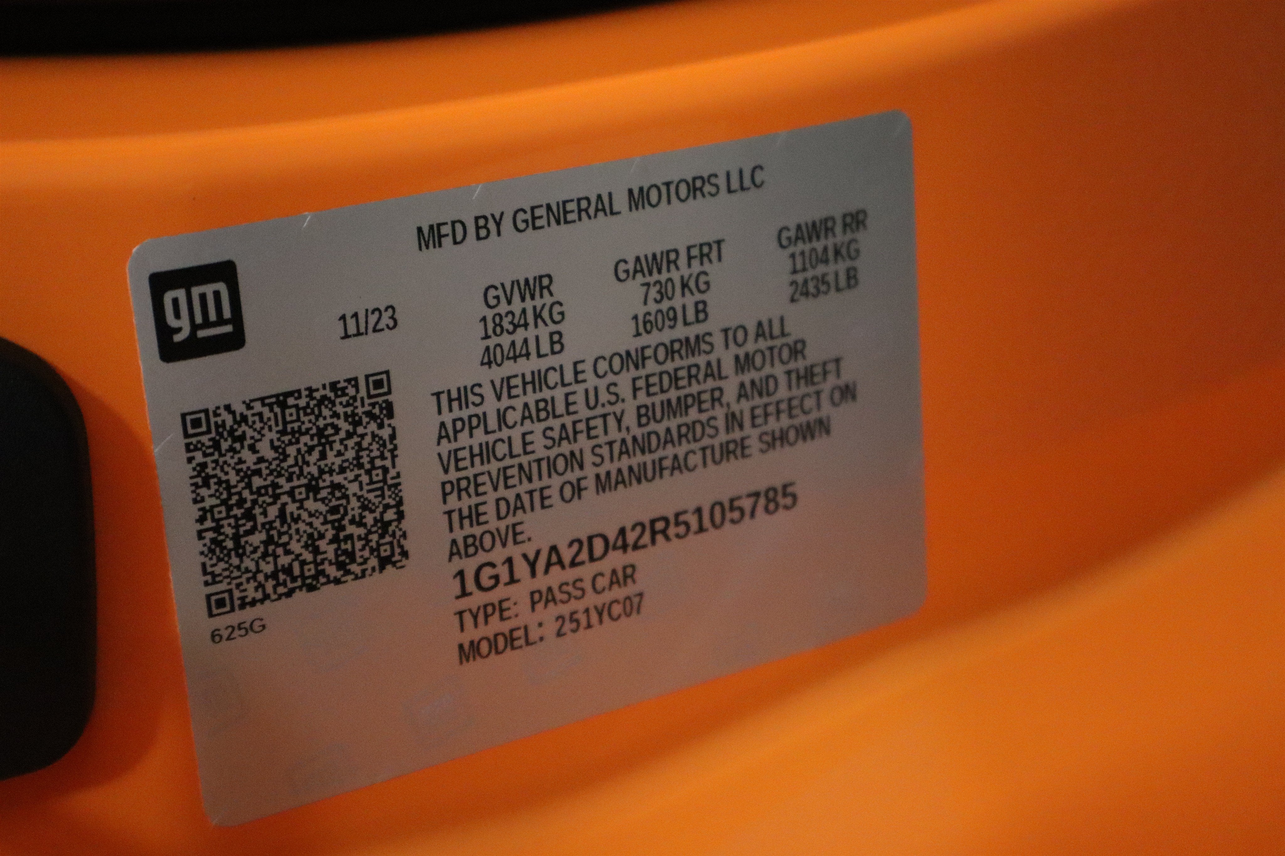 2024 Chevrolet Corvette Stingray 1LT