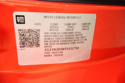 2026 Chevrolet Corvette Stingray 1LT