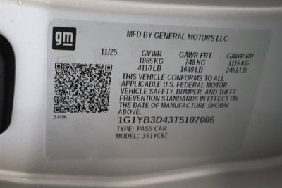 2026 Chevrolet Corvette Stingray 2LT