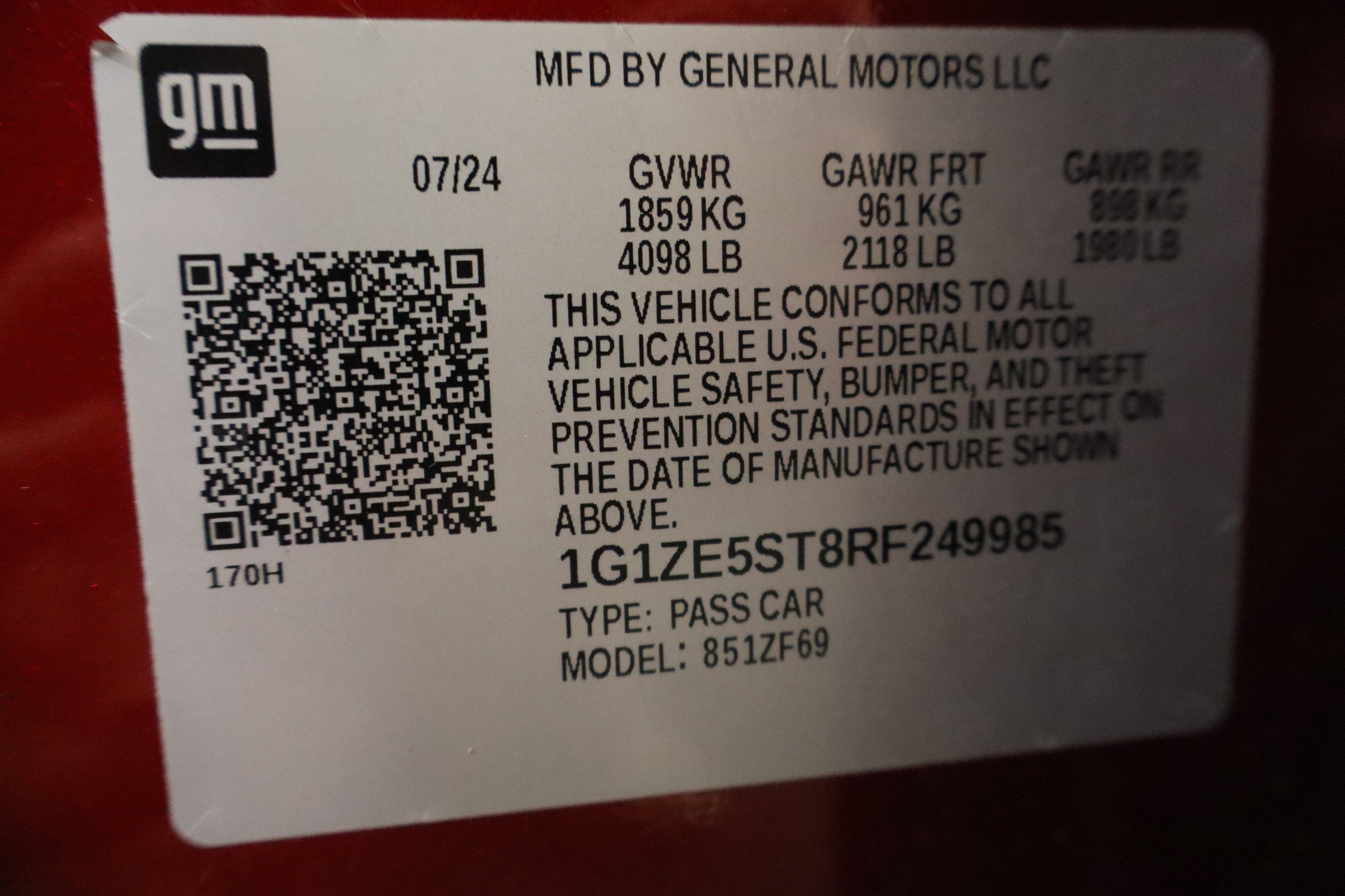 2024 Chevrolet Malibu 2LT