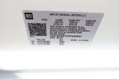 2026 Chevrolet Silverado 3500 HD WT