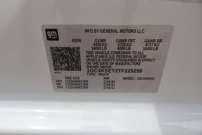 2026 Chevrolet Silverado 3500 HD WT DRW