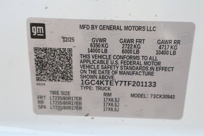 2026 Chevrolet Silverado 3500 HD LT DRW