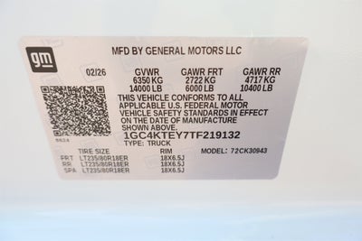 2026 Chevrolet Silverado 3500 HD LT DRW