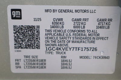 2026 Chevrolet Silverado 3500 HD High Country DRW