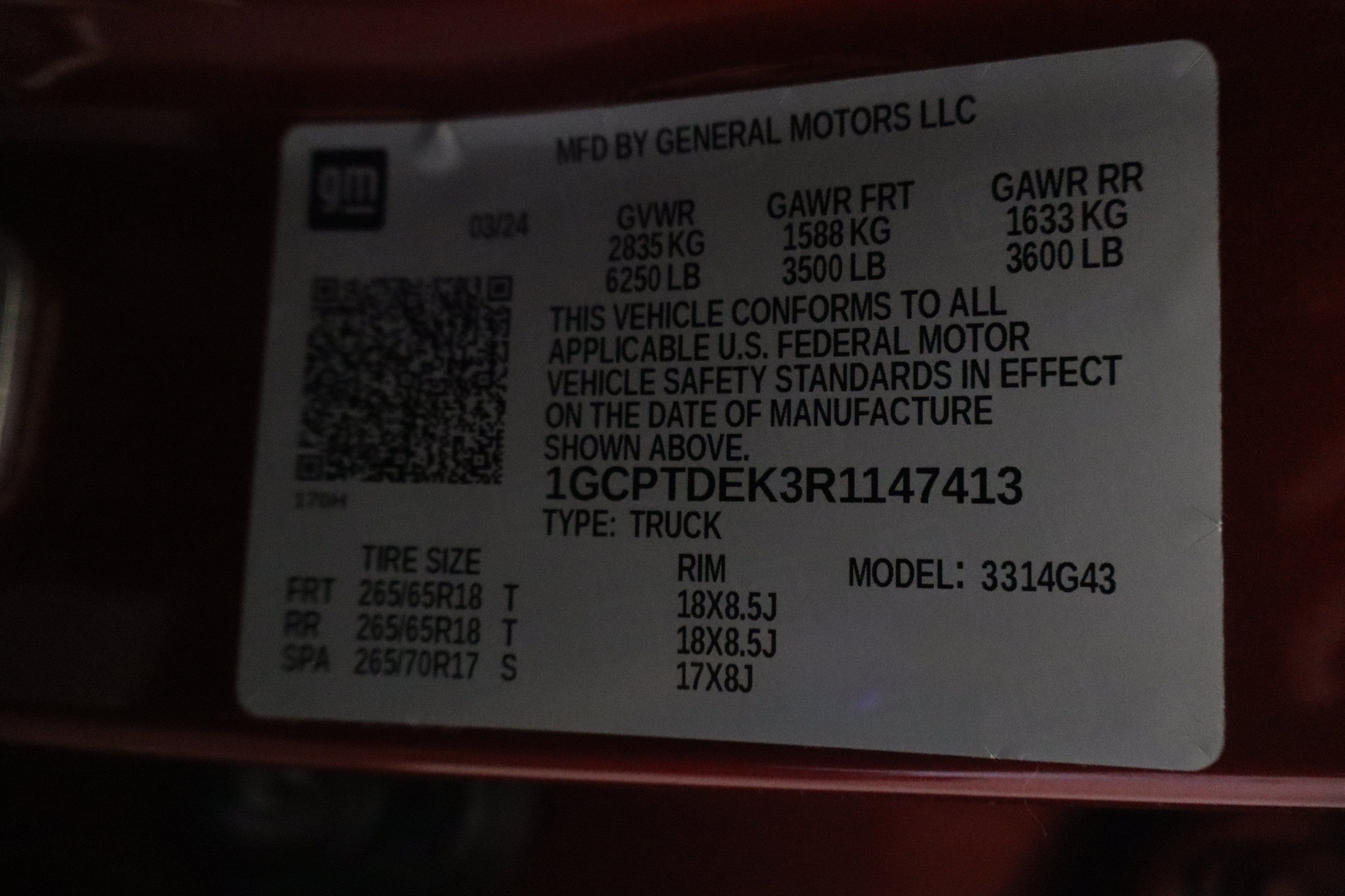 2024 Chevrolet Colorado Z71