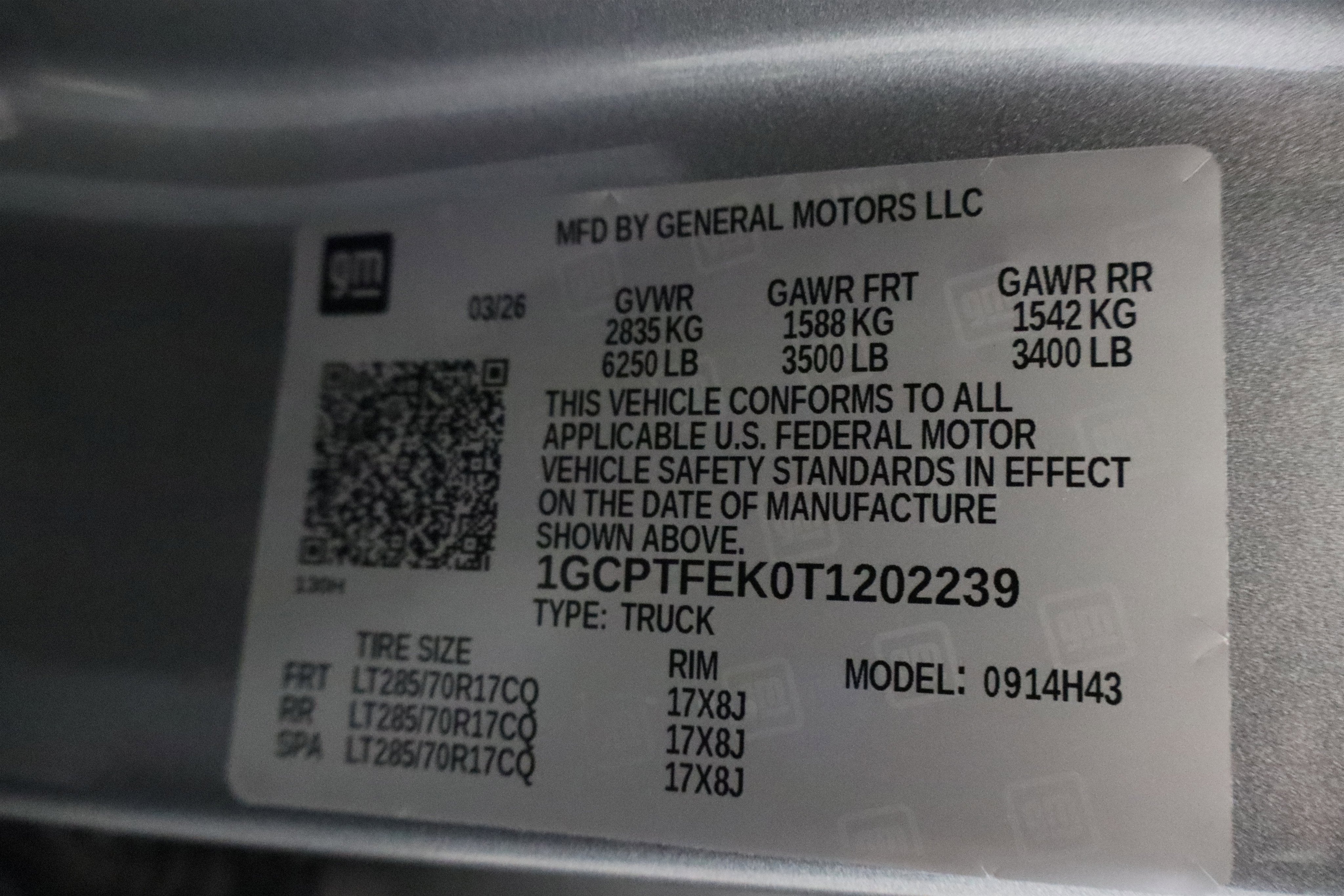 2026 Chevrolet Colorado ZR2