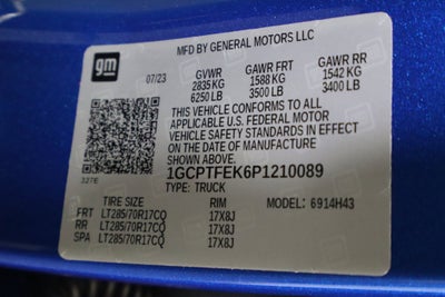 2023 Chevrolet Colorado ZR2