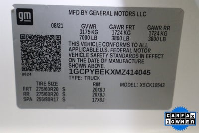 2021 Chevrolet Silverado 1500 Custom