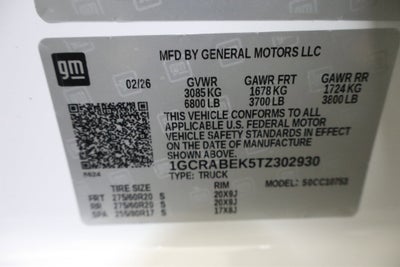 2026 Chevrolet Silverado 1500 Custom