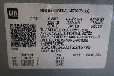 2026 Chevrolet Silverado 1500 LTZ