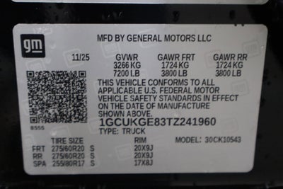 2026 Chevrolet Silverado 1500 LTZ