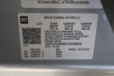 2026 Chevrolet Silverado 1500 LTZ