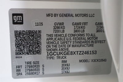 2026 Chevrolet Silverado 1500 LTZ