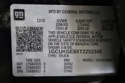 2026 Chevrolet Silverado 1500 LTZ