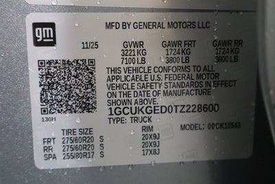 2026 Chevrolet Silverado 1500 LTZ