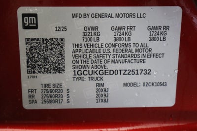 2026 Chevrolet Silverado 1500 LTZ