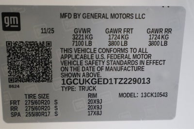 2026 Chevrolet Silverado 1500 LTZ