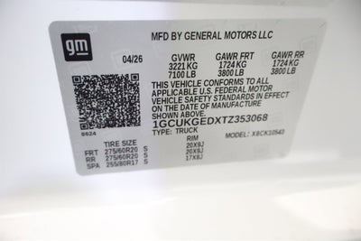 2026 Chevrolet Silverado 1500 LTZ