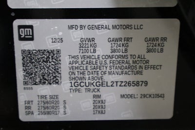 2026 Chevrolet Silverado 1500 LTZ