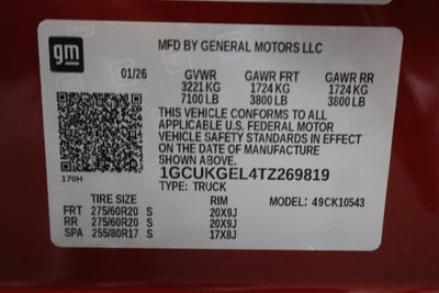 2026 Chevrolet Silverado 1500 LTZ