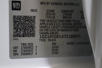 2026 Chevrolet Silverado 1500 LTZ