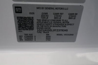 2026 Chevrolet Silverado 1500 LTZ