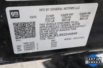 2025 Chevrolet Silverado 1500 High Country