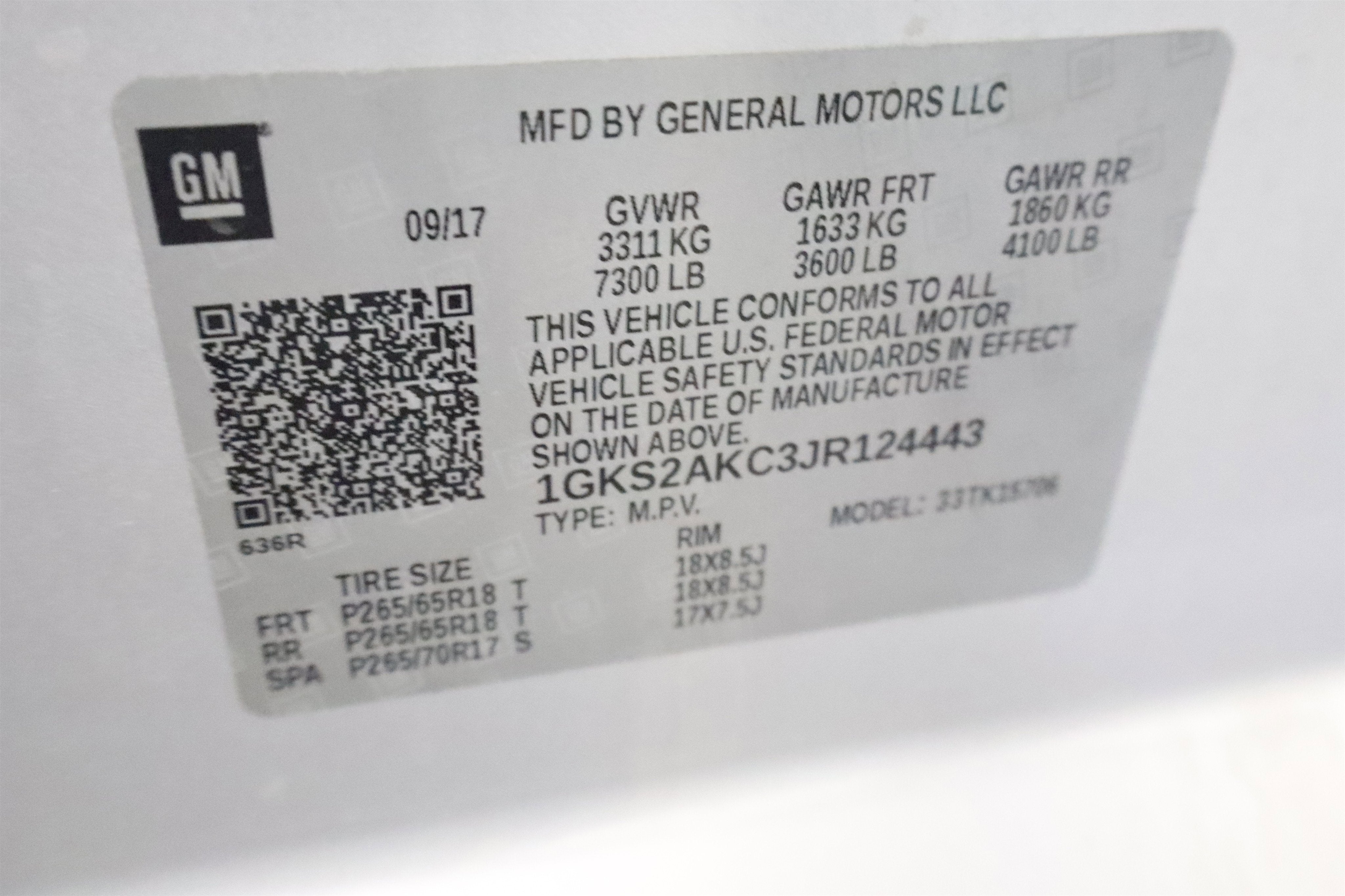 2018 GMC Yukon SLE