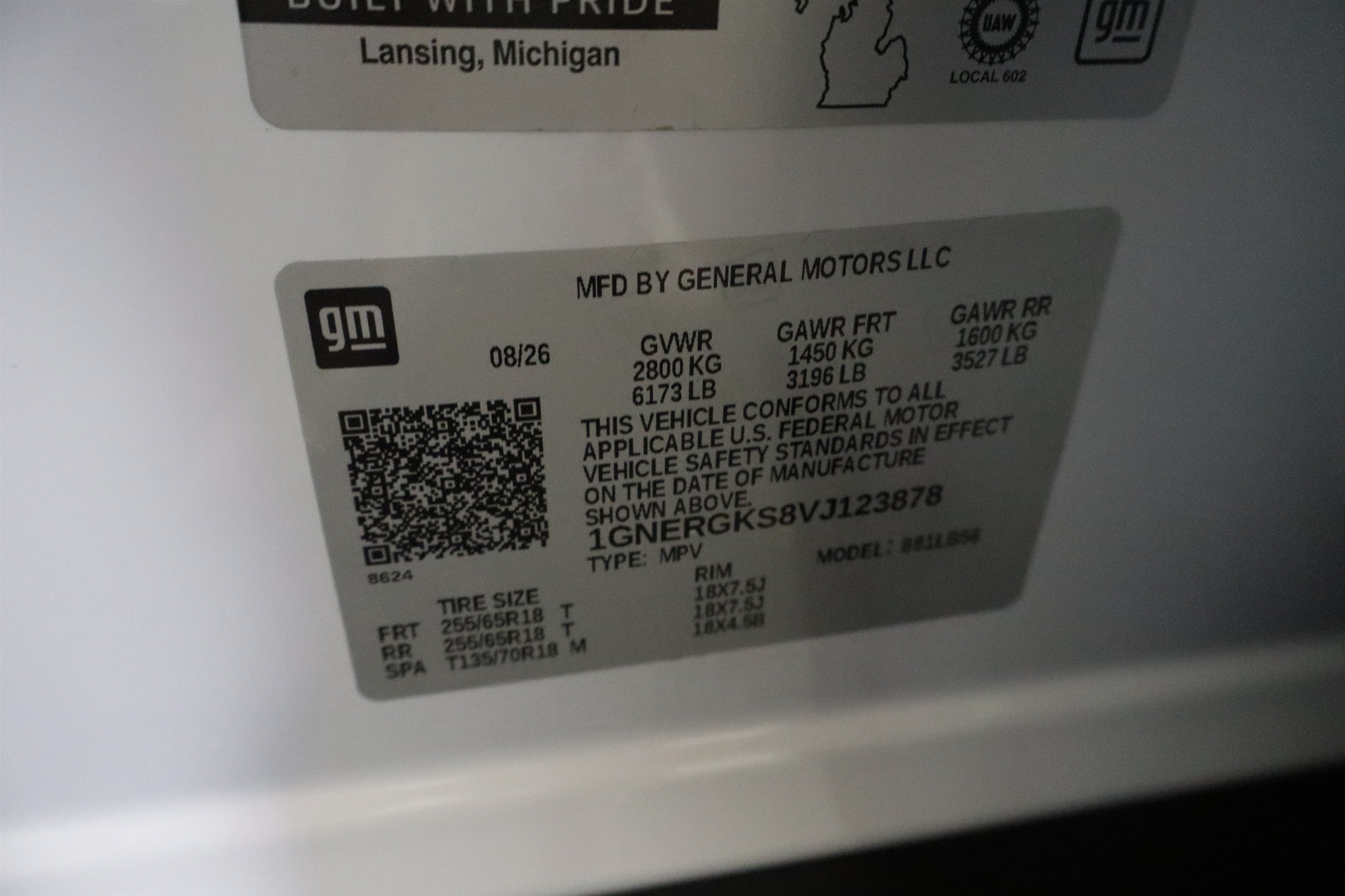 2027 Chevrolet Traverse LT